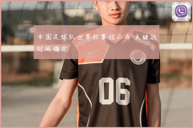 中国足球队世界杯赛程公布 关键战时间确定