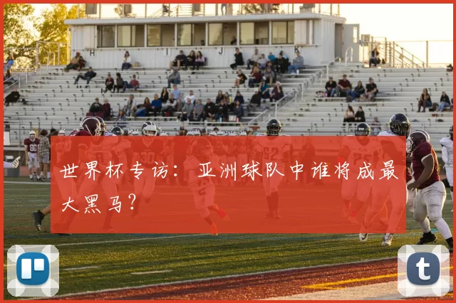 世界杯专访:亚洲球队中谁将成最大黑马?